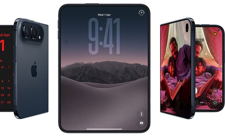 Apple unveils new foldable iPhone with innovative design after 7 years.