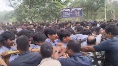 polytechnic college students protest