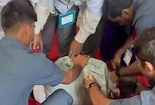 Principal Secretary for Energy Navin Mittal's personal secretary Raju collapsed at the Assembly premises