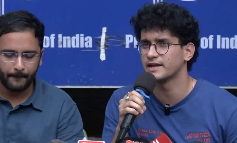 CJP leaders Ashutosh Ranka and Saurav Das
