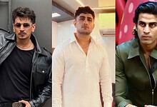 Three Bigg Boss 20 contestants captured in different settings.