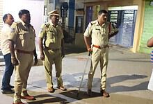 Nighttime police patrol in Attapur checking homes of rowdy-sheeters.