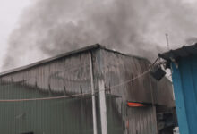 Fire at an anti-drone equipment firm in Hyderabad causes thick smoke, no casualties reported.