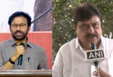 Telangana BJP leaders G Kishan Reddy (left) and Ramchander Rao (right)