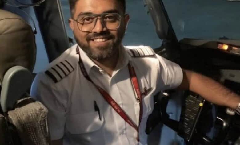 Indian flydubai pilot Captain Smit Machchhar.